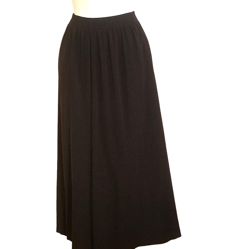 Peter Popovitch Womens Skirt M Vintage A-Line Midi Elastic Waist USA
